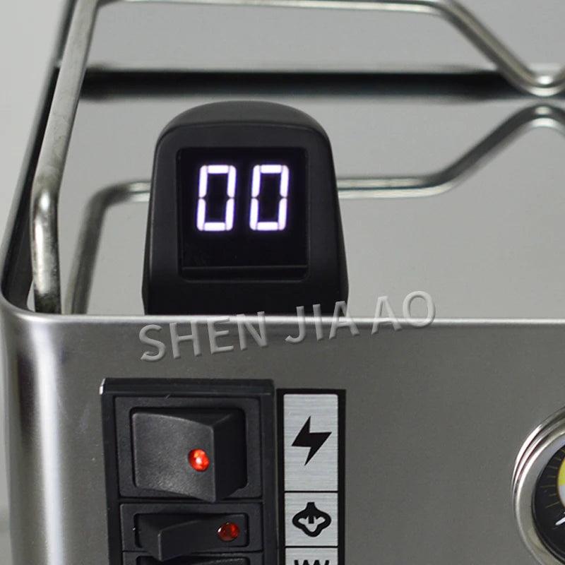 EM-18 Household Coffee Machine Italian Semi-Automatic Coffee Machine Stainless steel Espresso 9Bar Coffee machine 220V