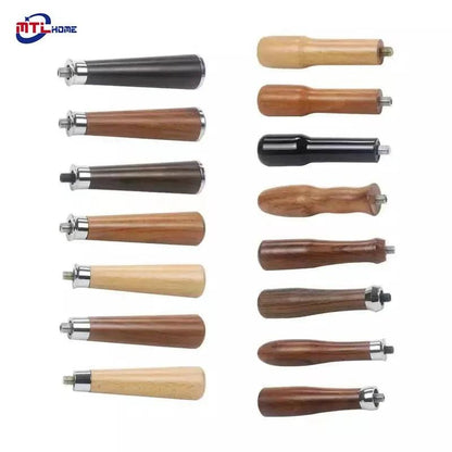 M10/M12 Portafilter Handle Solid Wooden Handle For Filter Holder Espresso Coffee Machine Tools Accessories For Barista