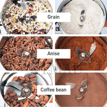 Spices  Cereals Coffee Dry Food Grinder Mill Grinding Machine Flour Powder Crusher