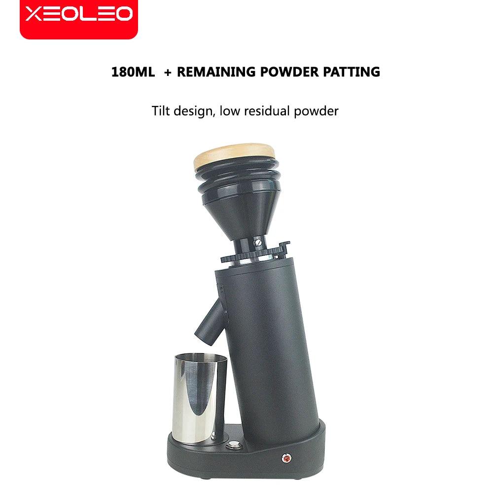 XEOLEO Electric Coffee grinder 40mm Conical burr grinder blow hopper Titaninum/SS 150W Coffee bean grinder machine Coffee miller