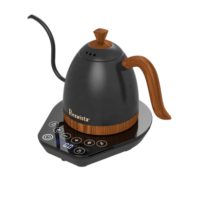 Brewista 0.6L 1.0L Stainless Steel Gooseneck Tea Kettle with LCD Display Precise Digital Temperature Control Coffee Maker