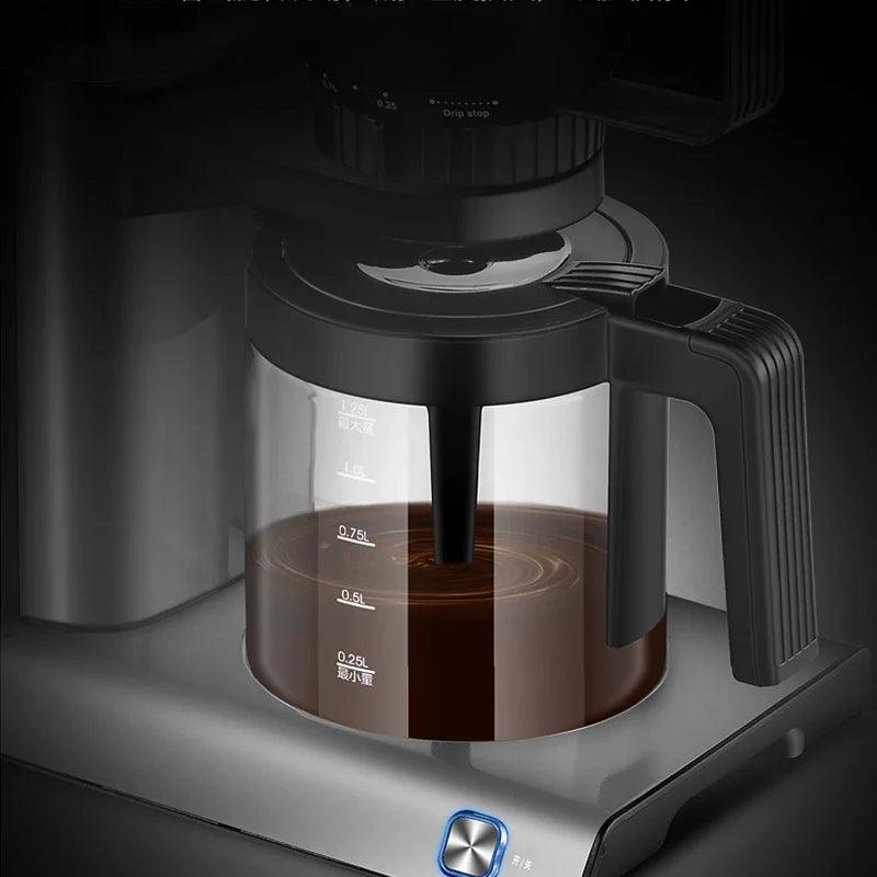 Dl-kf1068 coffee machine household small semi-automatic drip coffee machine 1450W 220V