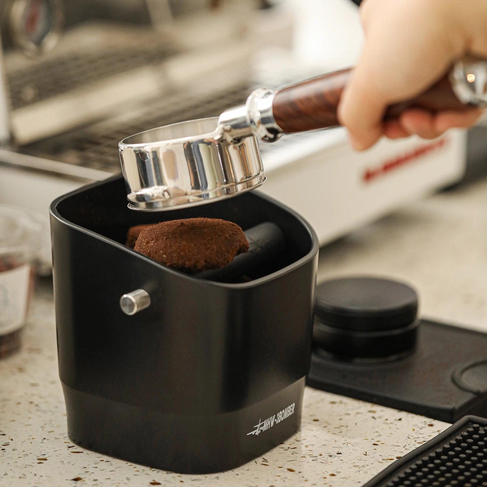 Espresso Grounds Bucket Coffee Knock Box Barista Knock Box Tools Chic Cafe Bar Counter Accessories Mini Professional Home