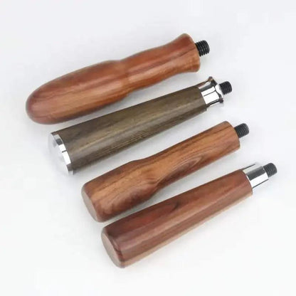 M10/M12 Portafilter Handle Solid Wooden Handle For Filter Holder Espresso Coffee Machine Tools Accessories For Barista