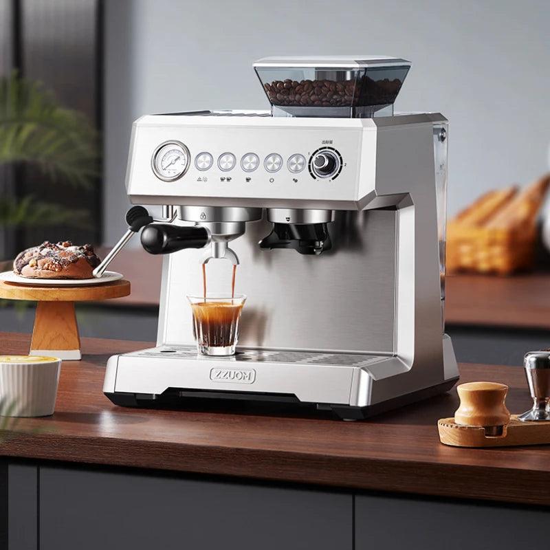 Integrated Grinder Coffee Machine Fully Automatic Espresso Coffee Machine Steam Milk Frothing Machine Italian-style Coffee Maker