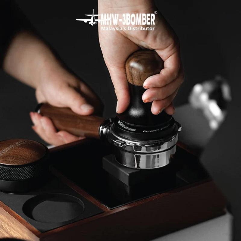 2024 New Coffee Good MHW 3bomber 30lb Constant Pressure Coffee Tamper 51/53/58mm Espresso Accessories Spring Loaded Barista Tool