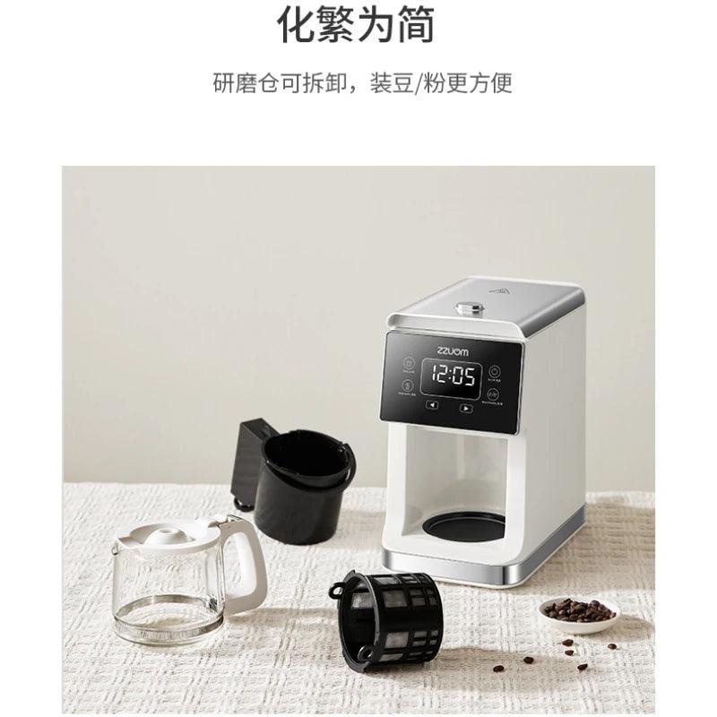 Coffee machine fully automatic household American style drip grinder integrated soybean powder dual-purpose coffee pot