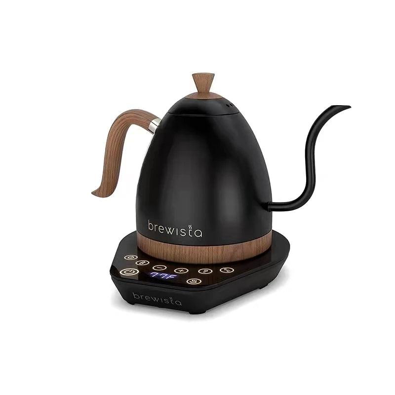 Brewista 600ml Coffee Kettle, Tea Kettle, Swan Neck, Fine Spout, Thermostat, Smart Digital Stainless Steel Electric Kettle