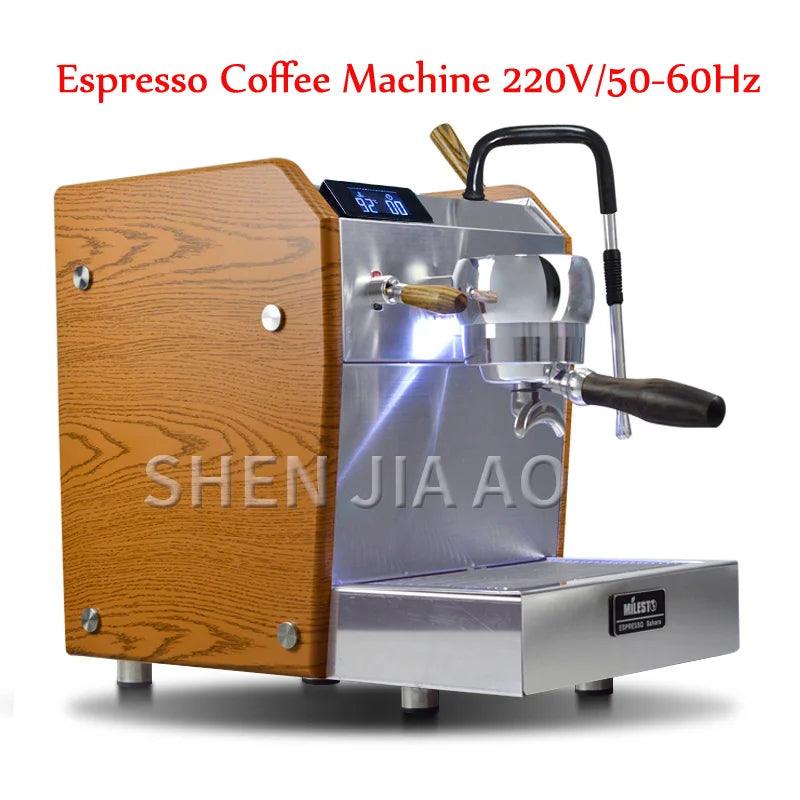 New Espresso Coffee Machine Espresso Maker 20bar Pump Pressure with Grinder Steam Milk Frother Semi-Automatic Coffee Maker