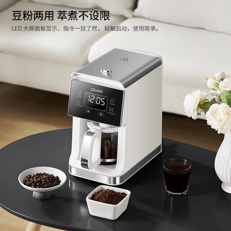 Coffee machine fully automatic household American style drip grinder integrated soybean powder dual-purpose coffee pot