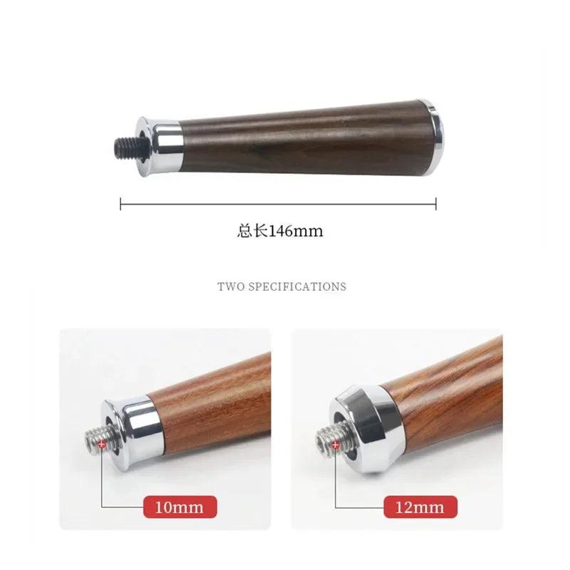 M10/M12 Portafilter Handle Solid Wooden Handle For Filter Holder Espresso Coffee Machine Tools Accessories For Barista