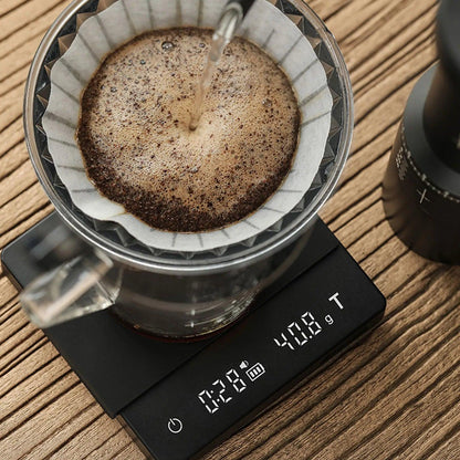 MHW-3BOMBER Digital Coffee Scale with Timer &amp; Silicone Mat 0.1g High Precision Kitchen Scales USB Charging Home Accessories