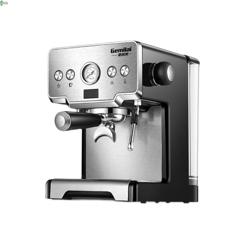 Italian coffee machine, small household semi-automatic concentration and extraction, steam frothing