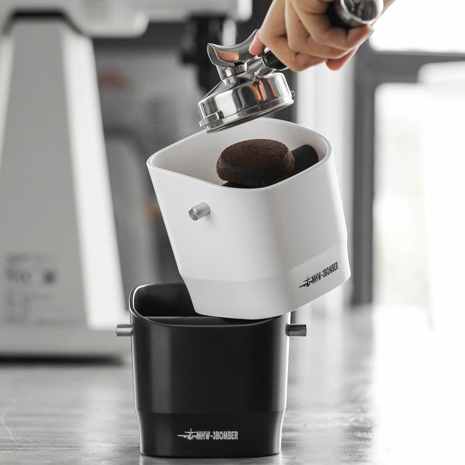 Espresso Grounds Bucket Coffee Knock Box Barista Knock Box Tools Chic Cafe Bar Counter Accessories Mini Professional Home