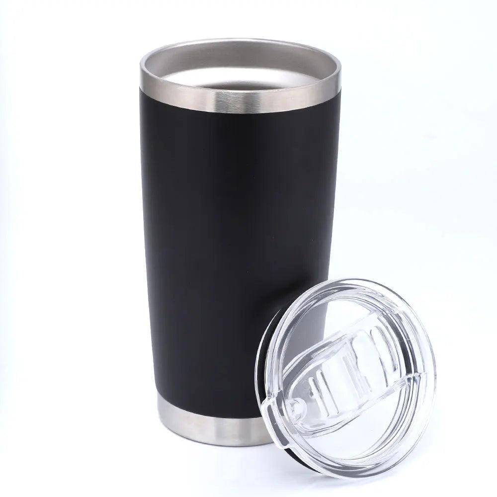 USA warehouse（6 Pack） 20oz Tumbler with Lid And Metal Straw Cup Bulk Vacuum Insulated Double Wall  Coffee  Powder Coated Mug