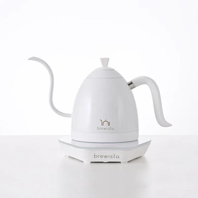 Brewista 0.6L 1.0L Stainless Steel Gooseneck Tea Kettle with LCD Display Precise Digital Temperature Control Coffee Maker