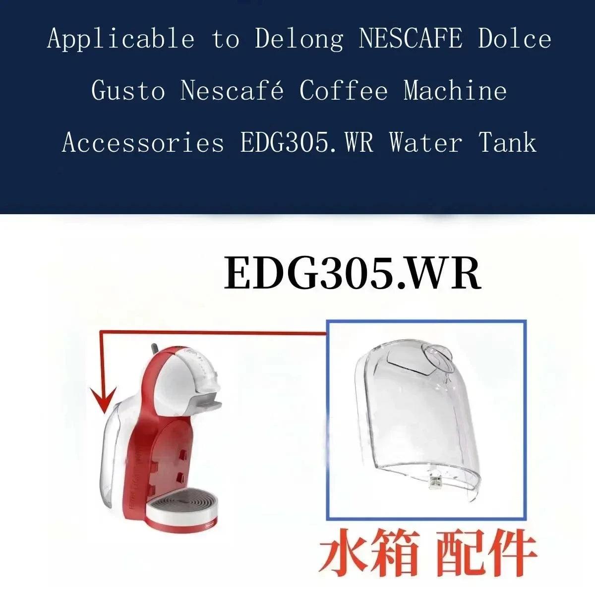 For Delong NESCAFE Dolce Gusto Nescafé Coffee Machine Accessories EDG305.WR Water Tank