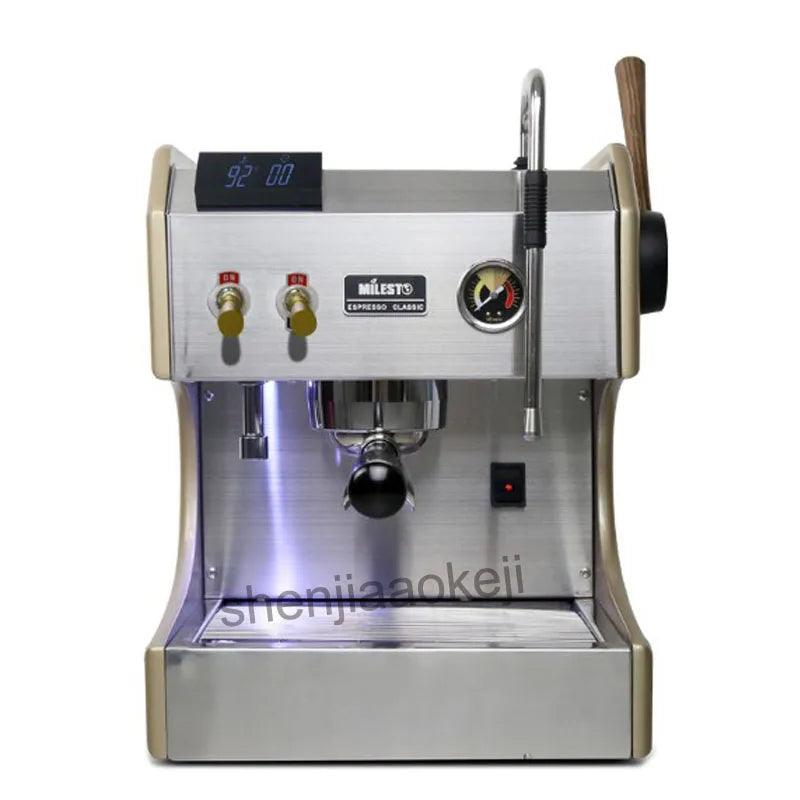 EM-20 Household Stainless Steel Commercial Italian Espresso Coffee Machine EM-20 Semi-automatic Double Pump Coffee Machine 3750W