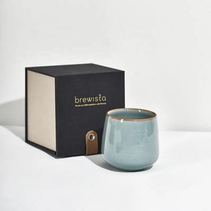 Brewista Guaranteed Quality Handmade Ceramic Coffee Cup 226ML Pottery Mug Business Gift