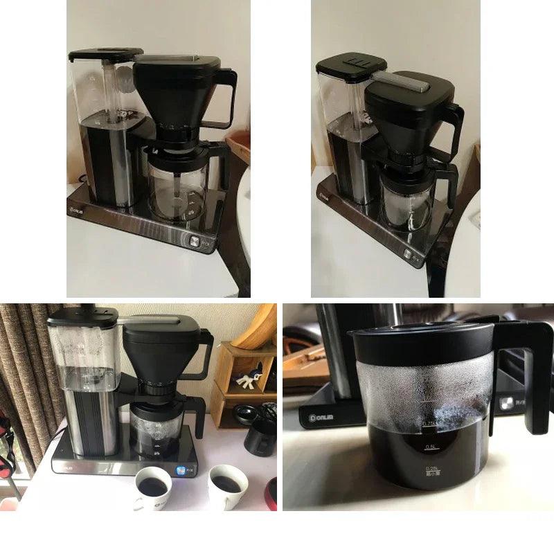 Dl-kf1068 coffee machine household small semi-automatic drip coffee machine 1450W 220V