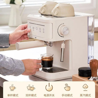 Italian Coffee Machines Professional Espresso Coffee Maker Semi Automatic Latte Cappuccino milk frother Electric espresso maker