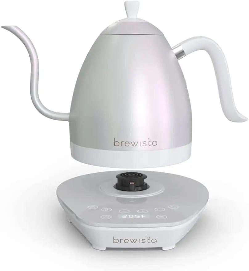 Brewista 600ml Coffee Kettle, Tea Kettle, Swan Neck, Fine Spout, Thermostat, Smart Digital Stainless Steel Electric Kettle